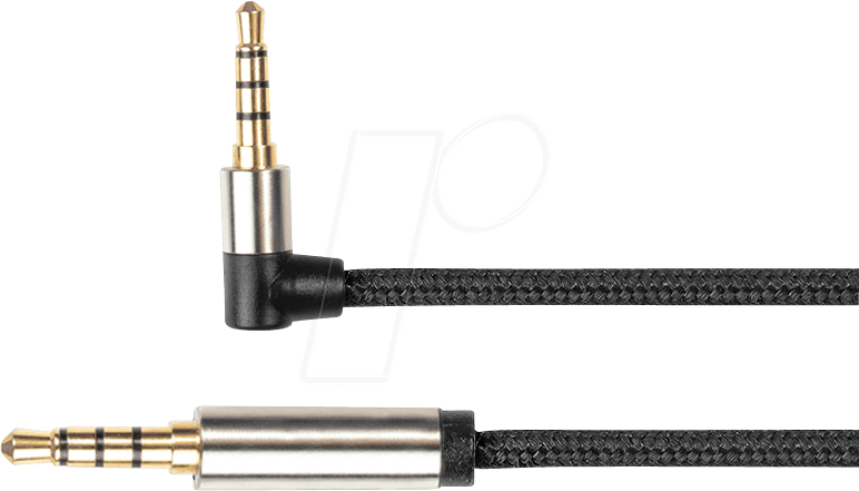 GC-M0231 - Audiokabel, 3,5mm Klinke 4-polig, 0,5 m, gew. von Python