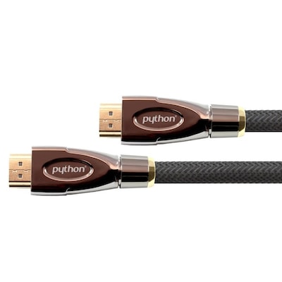 PYTHON HDMI 2.0 Kabel 2m Ethernet 4K*2K UHD vergoldet OFC schwarz von Python