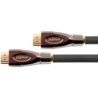 PYTHON HDMI 2.0 Kabel 3m Ethernet 4K*2K UHD vergoldet OFC schwarz von Python® Series