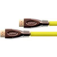 PYTHON HDMI 2.0 Kabel 5m Ethernet 4K*2K UHD vergoldet OFC gelb von Python® Series