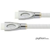 Python HDMI 2.0 Kabel 10m Ethernet 4K*2K UHD AKTIV vergoldet OFC weiß von Python® Series