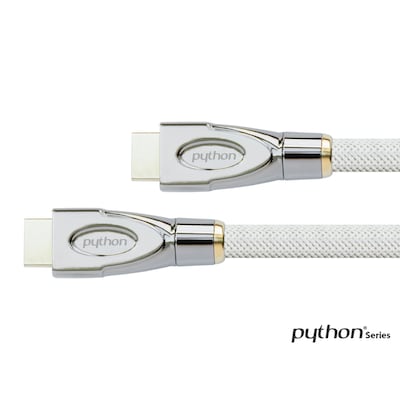 Python HDMI 2.0 Kabel 2m Ethernet 4K*2K UHD vergoldet OFC weiß Python HDMI 2.0 Kabel 2m Ethernet 4K*2K UHD vergoldet OFC weiß von Python® Series