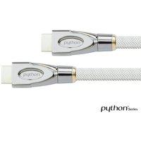 Python HDMI 2.0 Kabel 2m Ethernet 4K*2K UHD vergoldet OFC weiß Python HDMI 2.0 Kabel 2m Ethernet 4K*2K UHD vergoldet OFC weiß von Python® Series