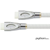 Python HDMI 2.0 Kabel 2m Ethernet 4K*2K UHD vergoldet OFC weiß von Python® Series