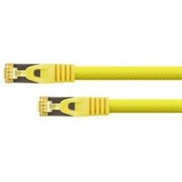 Python Patchkabel mit Cat.7 Rohkabel S/FTP PiMF halogenfrei 5m gelb von Python® Series