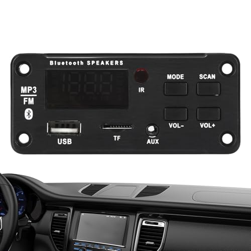 12V Car MP3 Decoding Board, 12V Remote Decoding Plank Module, Controller Modification, Screen Display, Amplifier 5.0 Receiver, for Speaker Or Other Appliances, 3.62x1.61 In, 1 Pack 12V Car MP3 Decoding Board, 12V Remote Decoding Plank Module, Controller Modification, Screen Display, Amplifier 5.0 Receiver, for Speaker Or Other Appliances, 3.62x1.61 In, 1 Pack von Pzuryhg