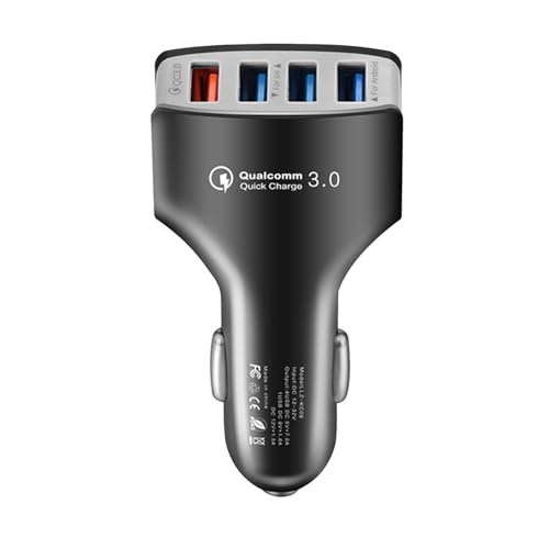 Car Charger Adapter, Fast Charging 4-Port USB, PC High-Speed Power Delivery, Compact Design, Build, Perfect for Travel, Outdoor Adventures, Family Trips, Camping, Daily Use, 8.9x4.3x2.5cm Car Charger Adapter, Fast Charging 4-Port USB, PC High-Speed Power Delivery, Compact Design, Build, Perfect for Travel, Outdoor Adventures, Family Trips, Camping, Daily Use, 8.9x4.3x2.5cm von Pzuryhg