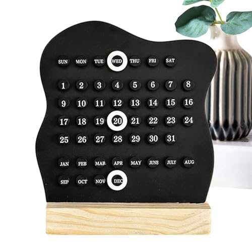 Perpetual Desk Calendar, Desktop Table Calendar, Reusable Month Week Date Display, Cute Aesthetic Decor, Ideal For Home Classroom Hotel, ABS Material, 5.91x1.57x6.69 In, 1 Piece Perpetual Desk Calendar, Desktop Table Calendar, Reusable Month Week Date Display, Cute Aesthetic Decor, Ideal For Home Classroom Hotel, ABS Material, 5.91x1.57x6.69 In, 1 Piece von Pzuryhg
