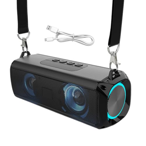 Portable Wireless Speaker, Small Audio Device, Powerful Sound Output, Built-In Carry Strap, TF Card and USB Compatible, Ideal for Home, Beach, Park & Party Use Portable Wireless Speaker, Small Audio Device, Powerful Sound Output, Built-In Carry Strap, TF Card and USB Compatible, Ideal for Home, Beach, Park & Party Use von Pzuryhg