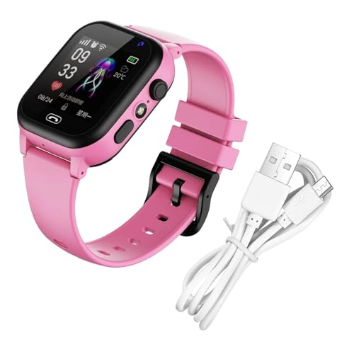 Pzuryhg Kinder-Handyuhr, 4 g, Kinder-Smartwatch, Kinderuhr mit Kamera, wiederaufladbare Kinder-Smartwatch, Kinder-Smartwatch mit Taschenlampe, GPS-Tracker-Uhr für Kinder, Smartwatch für Kinder Pzuryhg Kinder-Handyuhr, 4 g, Kinder-Smartwatch, Kinderuhr mit Kamera, wiederaufladbare Kinder-Smartwatch, Kinder-Smartwatch mit Taschenlampe, GPS-Tracker-Uhr für Kinder, Smartwatch für Kinder von Pzuryhg