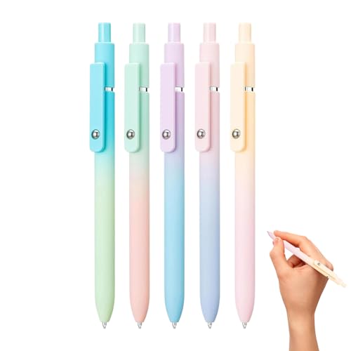 Pzuryhg Quick-drying Gel Pens, Retractable Ballpoint Pens, Fine Point Writing Tools, Soft Touch Design, Ideal For Journaling, Note Taking, School, And Daily Use von Pzuryhg