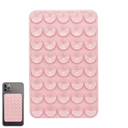 Pzuryhg Saugnapf-Telefonhülle, rutschfester Handy-Ständer, starker Griff, doppelseitige Silikon-Handyhülle für Selfies, Hände, 6,4 x 10 x 0,5 cm Pzuryhg Saugnapf-Telefonhülle, rutschfester Handy-Ständer, starker Griff, doppelseitige Silikon-Handyhülle für Selfies, Hände, 6,4 x 10 x 0,5 cm von Pzuryhg