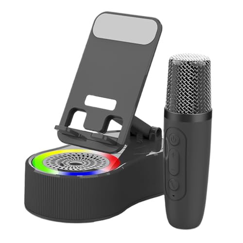 Pzuryhg Telefon-Lautsprecherständer, Ladestation mit LED-Lichtern, 5 W Ausgang, 2000 mAh Akku, Cool-Tech-Gadget, für Dusche, Auto, Schreibtisch, Party, Camping, Arbeitsplatz, Reiseunterhaltung Pzuryhg Telefon-Lautsprecherständer, Ladestation mit LED-Lichtern, 5 W Ausgang, 2000 mAh Akku, Cool-Tech-Gadget, für Dusche, Auto, Schreibtisch, Party, Camping, Arbeitsplatz, Reiseunterhaltung von Pzuryhg