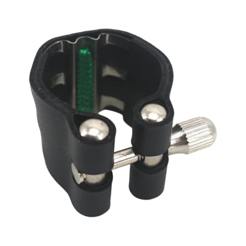Saxophon-Blattschraube, Saxophon-Clips, Lederclip für Alt- und Sopransaxophon, tragbarer Mundstück-Verschluss mit verstellbarem Saxophon-Zubehör, Musikausrüstung Saxophon-Blattschraube, Saxophon-Clips, Lederclip für Alt- und Sopransaxophon, tragbarer Mundstück-Verschluss mit verstellbarem Saxophon-Zubehör, Musikausrüstung von Pzuryhg