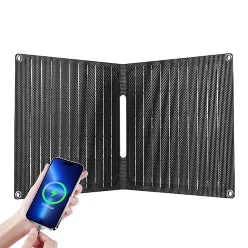 Solarpanel Ladegerät, 30W Faltbare Campingquelle, wasserdichte leichte Ladestation, Tragbare Energieversorgung für Telefon, Tablet, Wohnmobil, Wandern, Rucksackreisen, Outdoor-Reisen Solarpanel Ladegerät, 30W Faltbare Campingquelle, wasserdichte leichte Ladestation, Tragbare Energieversorgung für Telefon, Tablet, Wohnmobil, Wandern, Rucksackreisen, Outdoor-Reisen von Pzuryhg