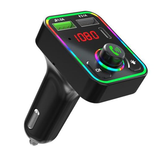 Wireless FM Transmitter, Compact Car Radio Adapter, Double USB Car Charger Design, BT Connectivity, Suitable for Automobiles, Road Trips & Daily Commute Wireless FM Transmitter, Compact Car Radio Adapter, Double USB Car Charger Design, BT Connectivity, Suitable for Automobiles, Road Trips & Daily Commute von Pzuryhg