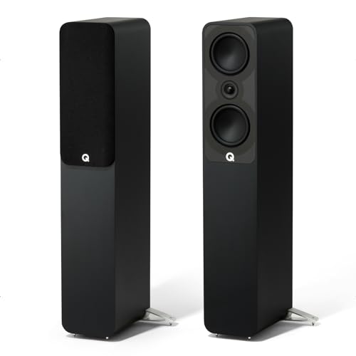 Q ACOUSTICS 5040 Standlautsprecher, 12,7 cm (5 Zoll), Mittel-/Bass-Treiber, 2,5 cm Hochtöner, TV-Lautsprecher für Surround-Soundsystem, Vinyl-Schallplattenspieler, HiFi, Gaming-PC-Lautsprecher Q ACOUSTICS 5040 Standlautsprecher, 12,7 cm (5 Zoll), Mittel-/Bass-Treiber, 2,5 cm Hochtöner, TV-Lautsprecher für Surround-Soundsystem, Vinyl-Schallplattenspieler, HiFi, Gaming-PC-Lautsprecher von Q Acoustics