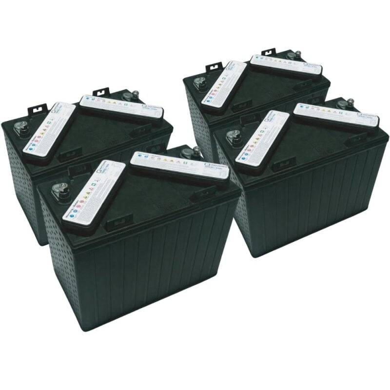4x Q-Batteries 12DC-150 12V 150Ah Deep Cycle Traktionsbatterie von Q-Batteries