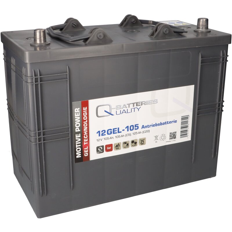 Ersatzakku 1x 12V 105Ah für ELS Makine Junior EL5.5 QB von Q-Batteries