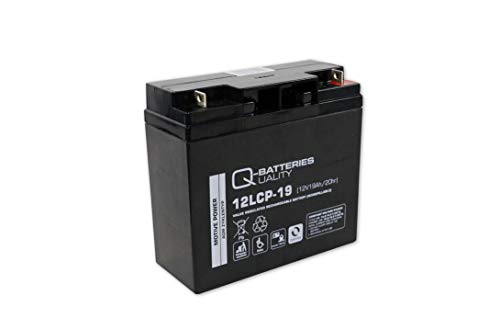 Q-Batteries 12LCP-19 / 12V- 19Ah Blei Akku Zyklentyp AGM- Deep Cycle VRLA von Q-Batteries