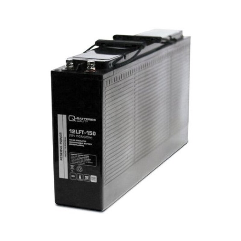 Q-Batteries 12LFT-150 12V 150Ah AGM Frontterminal Blei Akku 10-Jahrestyp VRLA von Q-Batteries