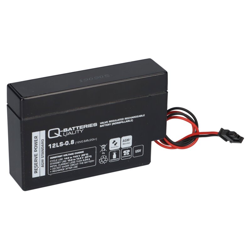 Q-Batteries 12LS-0.8 12V 0,8Ah AGM Blei-Vlies Akku Heim & Haus Q-Batteries 12LS-0.8 12V 0,8Ah AGM Blei-Vlies Akku Heim & Haus von Q-Batteries