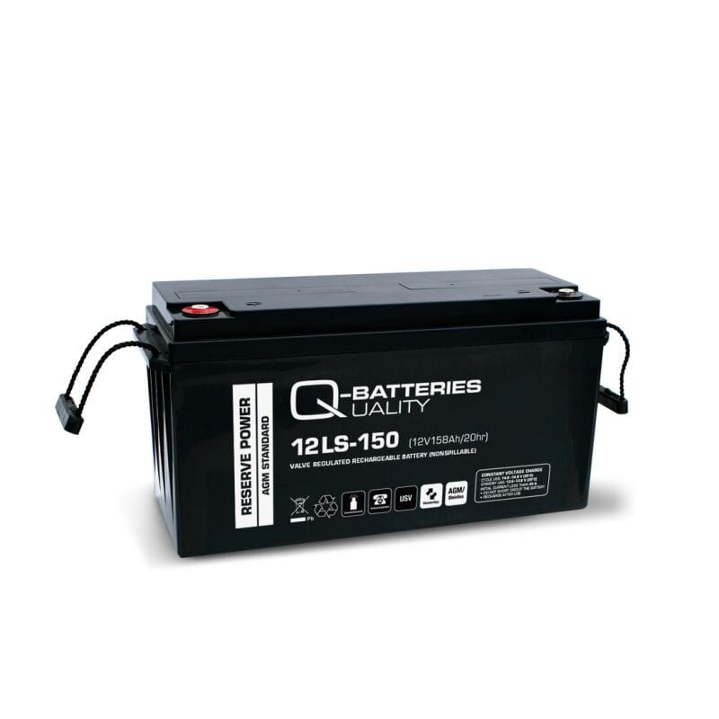 Q-Batteries 12LS-150 / 12V - 158Ah Blei Akku Standard-Typ AGM VRLA 10 Jahres Typ von Q-Batteries