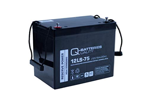 Q-Batteries 12LS-75 12V 75Ah Blei Akku Standard-Typ AGM 10 Jahres-Typ Q-Batteries 12LS-75 12V 75Ah Blei Akku Standard-Typ AGM 10 Jahres-Typ von Q-Batteries