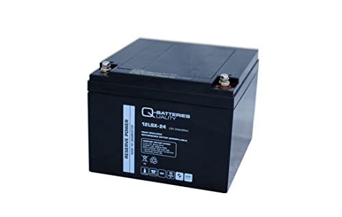 Q-Batteries 12LSX-24 12V 24Ah Blei-Vlies-Akku / AGM 10 Jahre von Q-Batteries