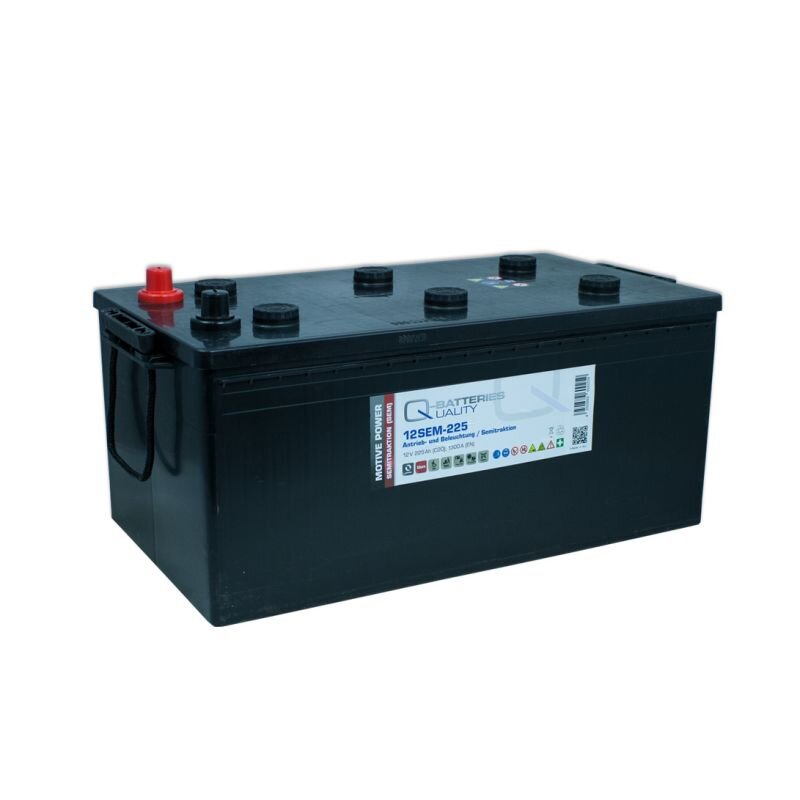 Q-Batteries 12SEM-225 12V 225Ah Semitraktionsbatterie von Q-Batteries