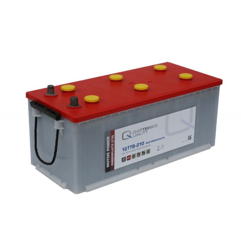Q-Batteries 12TTB-210 12V 210Ah (C20) geschlossene Blockbatterie, positive Röhrchenplatte von Q-Batteries