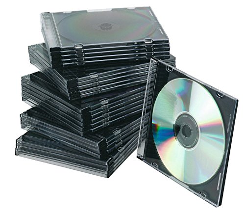 Q-Connect CD Jewel Case Slim schwarz Inh, 25 Q-Connect CD Jewel Case Slim schwarz Inh, 25 von Q-Connect