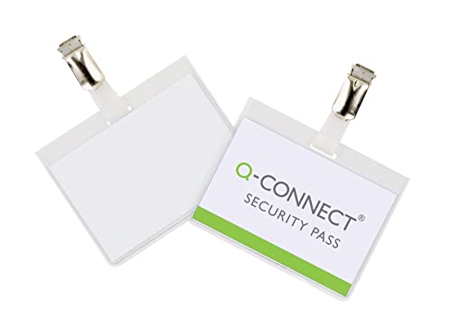 Best Price Square Security Badges (25PK) KF01562 by Q Connect von Q-Connect