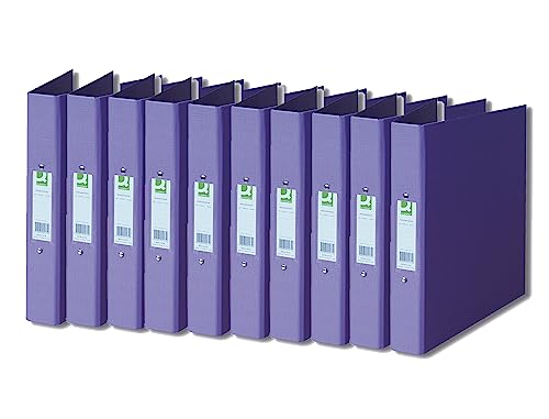 Q CONNECT A4 2 RING BINDER PP PURPLE von Q-Connect