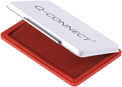 Q-CONNECT KF25212 Metall-Stempelkissen Größe 2 - rot von Q-Connect