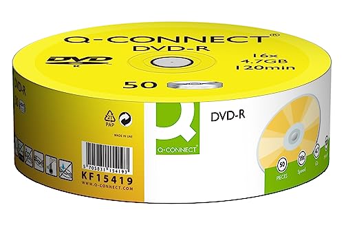 Q-Connect DVD-R Cakebox 50 Stück kf15419 Q-Connect DVD-R Cakebox 50 Stück kf15419 von Q-Connect