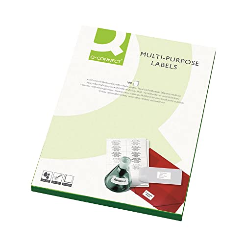 Q-Connect KF01583 Packung mit 1800 Mehrzwecketiketten Q-Connect KF01583 Packung mit 1800 Mehrzwecketiketten von Q-Connect