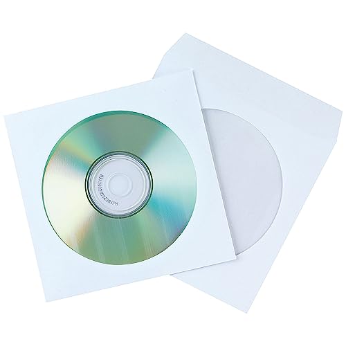 Q-Connect KF02206 EDV-Zubehöre CD Hüllen Papier, 50 stück (1er Pack) von Q-Connect