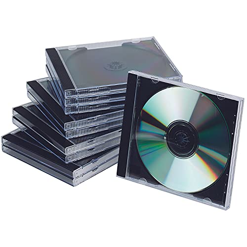 Q-Connect KF02209 Edv-Zubehöre CD Hülle Jewel Case schwarz/transparent von Q-Connect