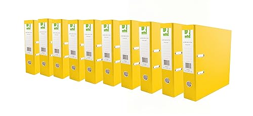 Q-Connect KF20023 Aktenordner A4 Polypropylen gelb von Q-Connect