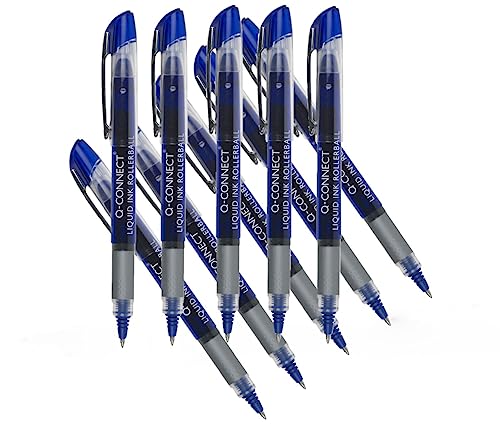 Q-Connect KF50140 Tintenroller Liquid blau von Q-Connect