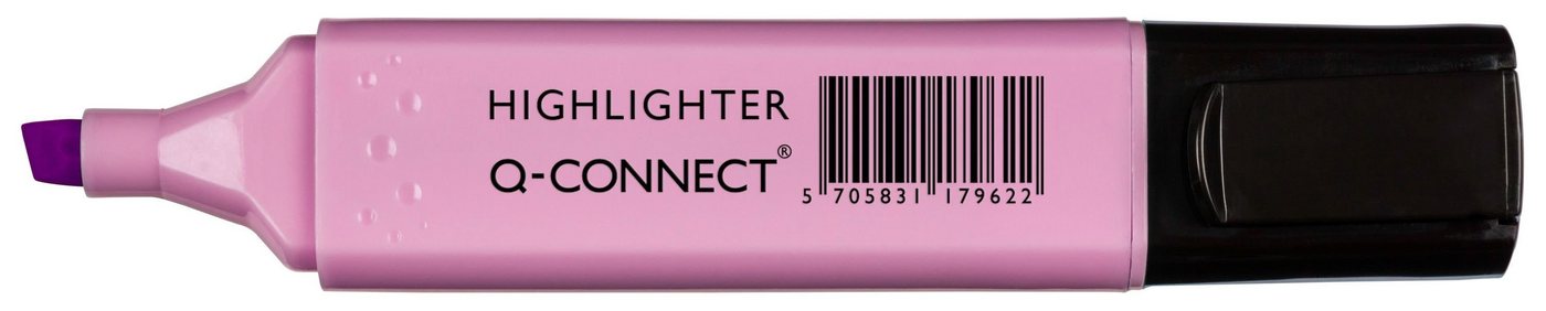 Q-Connect Laptop-Dockingstation Textmarker - ca. 2 - 5 mm, pastell violett von Q-Connect