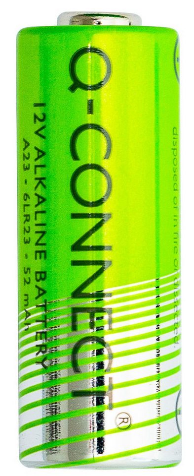 Q-Connect Q-Connect® KF14558 Batterie Alkaline A23/6LR23 Security Batterie von Q-Connect