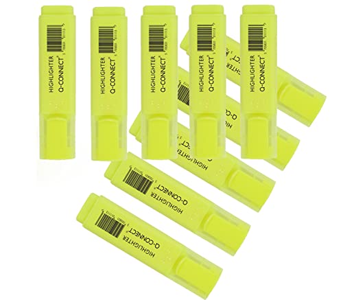 Q Connect Textmarker Pen – Gelb von Q-Connect