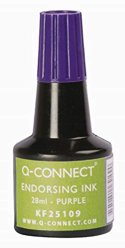 Stempelfarbe violett 28 ml von Q-Connect