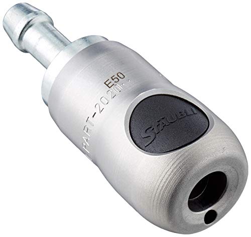 Q Plus RSI06.1808 RCS06 6mm Kupplung für Pressluft - Austauschbar mit: ISO 6150-C NW6, Oetiker, Trans-air, Legris und Gromelle - Chrom und Stahl - 22 mm Gehäuse - 1 Stück von Q Plus