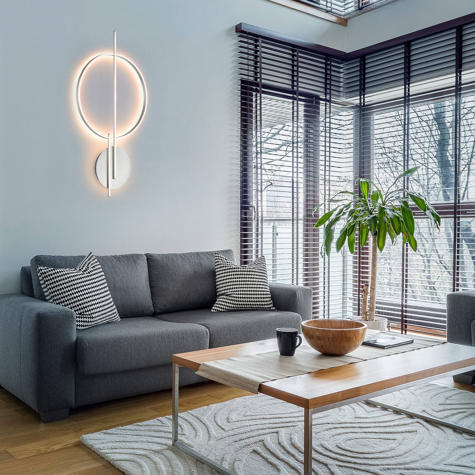 Paul Neuhaus Q-ARKOA LED-Wandlampe, ZigBee-fähig von Q-Smart-Home