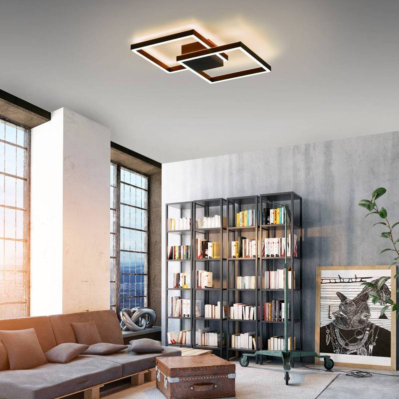 Paul Neuhaus Q-MARKO LED-Deckenleuchte, 2fl, eckig von Q-Smart-Home