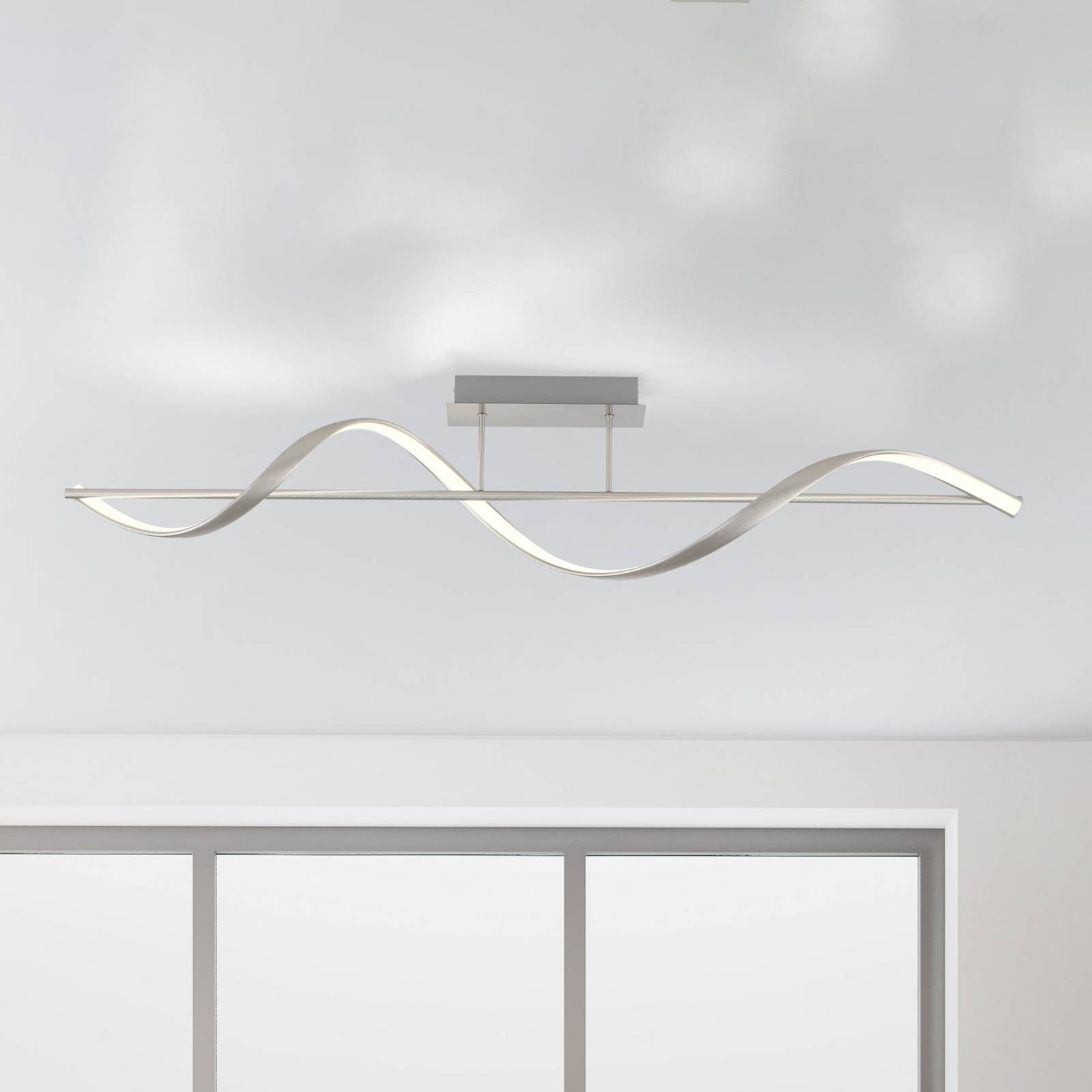 Paul Neuhaus Q-Swing LED-Deckenleuchte, stahl von Q-Smart-Home