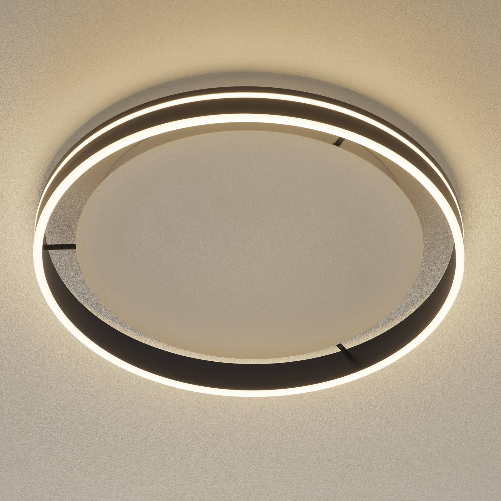 Paul Neuhaus Q-VITO LED-Deckenlampe 59cm anthrazit von Q-Smart-Home